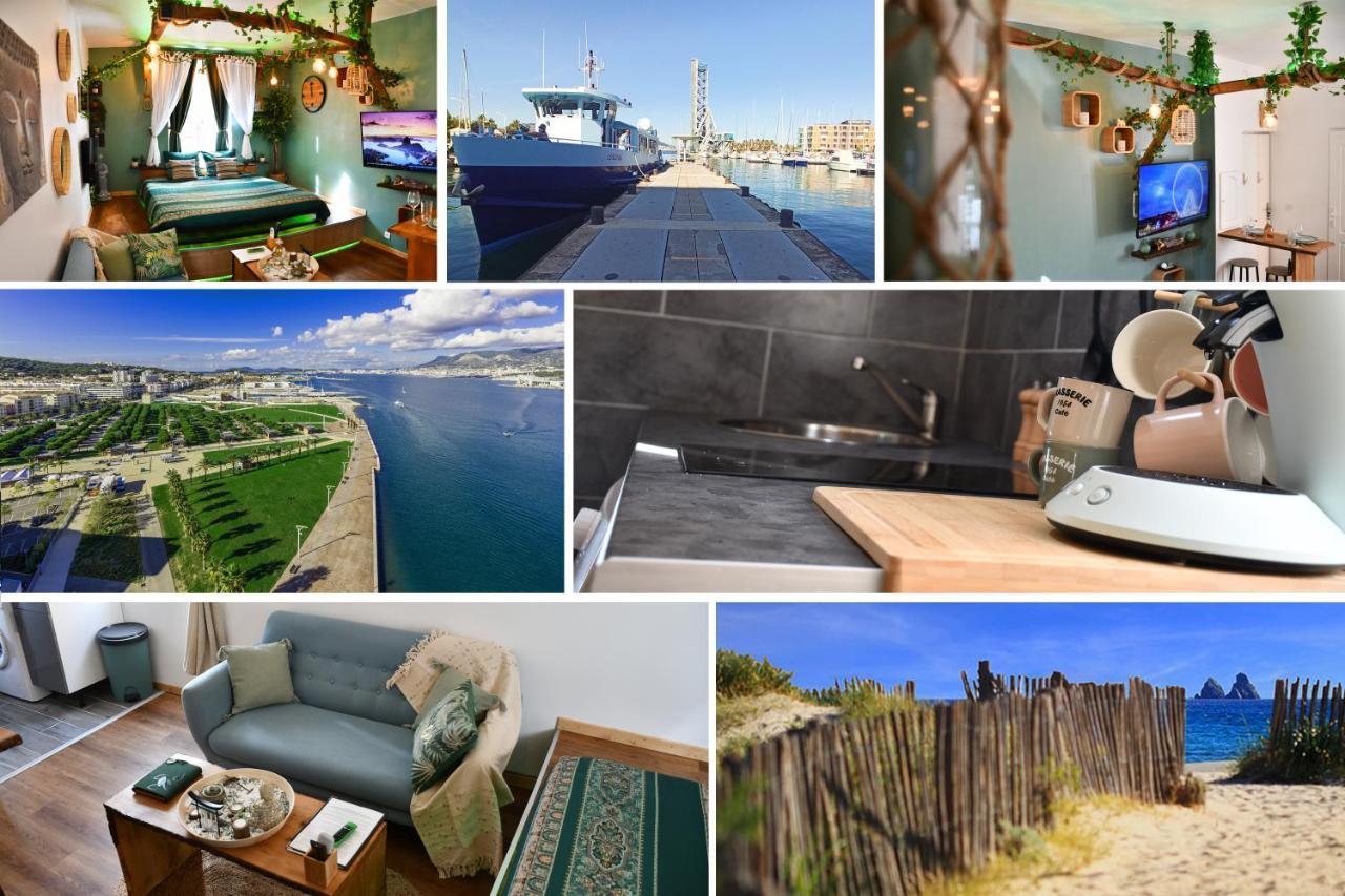 Le Patio H24,Cosy,Port,Plage,Wifi,Netflix La Seyne-sur-Mer Luaran gambar